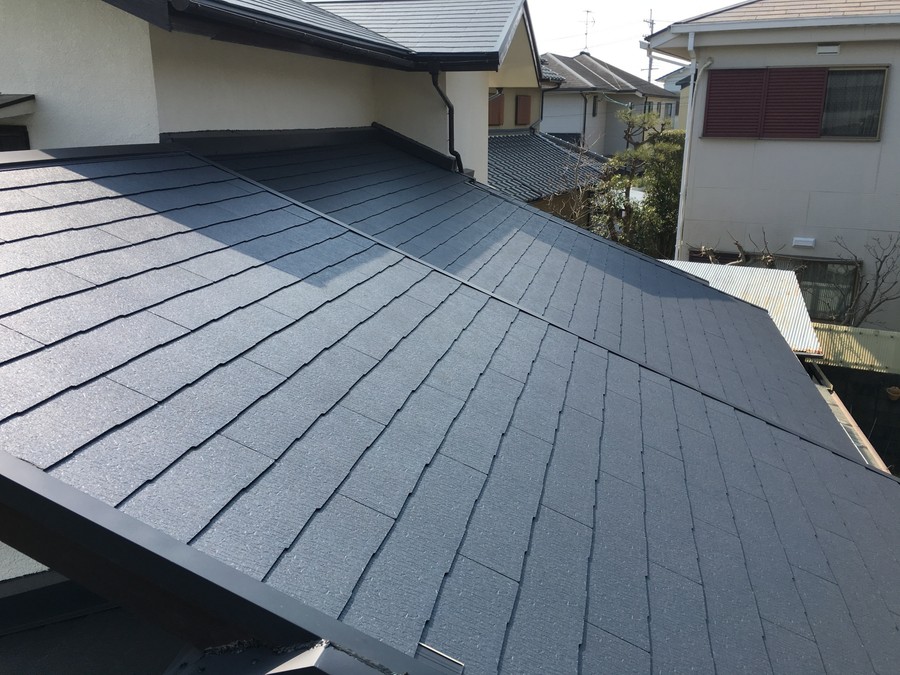 雨漏り修理工事から半年経過した屋根