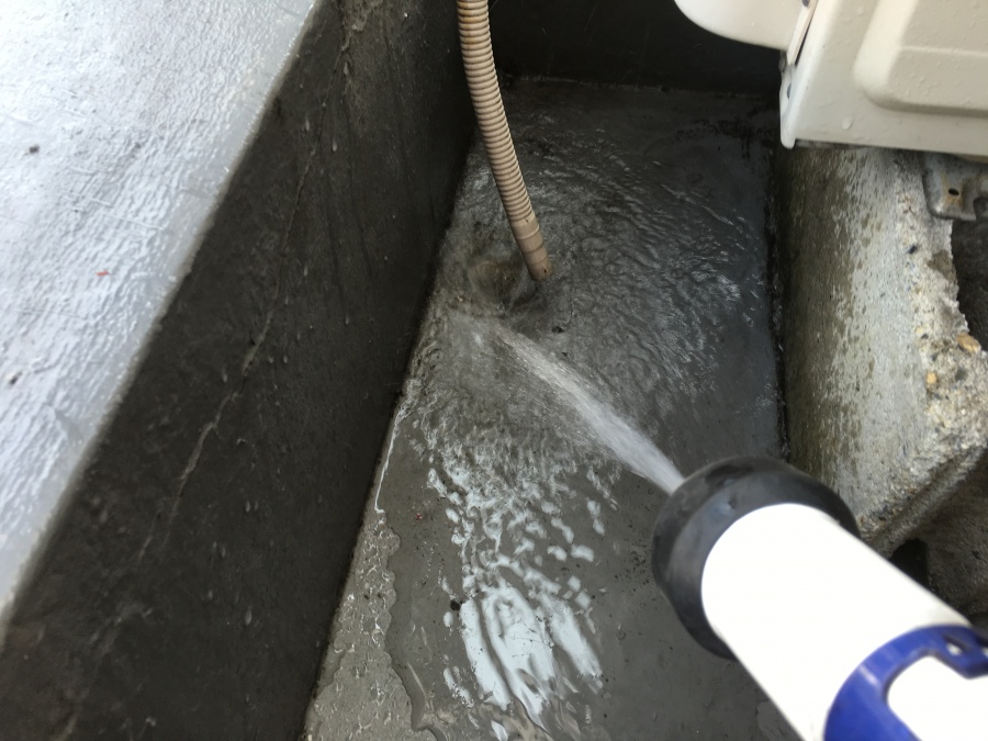 バルコニードレン廻り散水試験