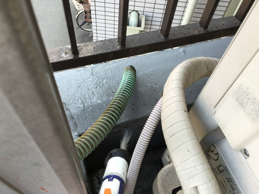 バルコニードレン廻り散水試験