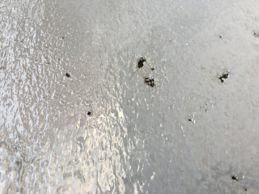 防水塗装の剥げたベランダバルコニー