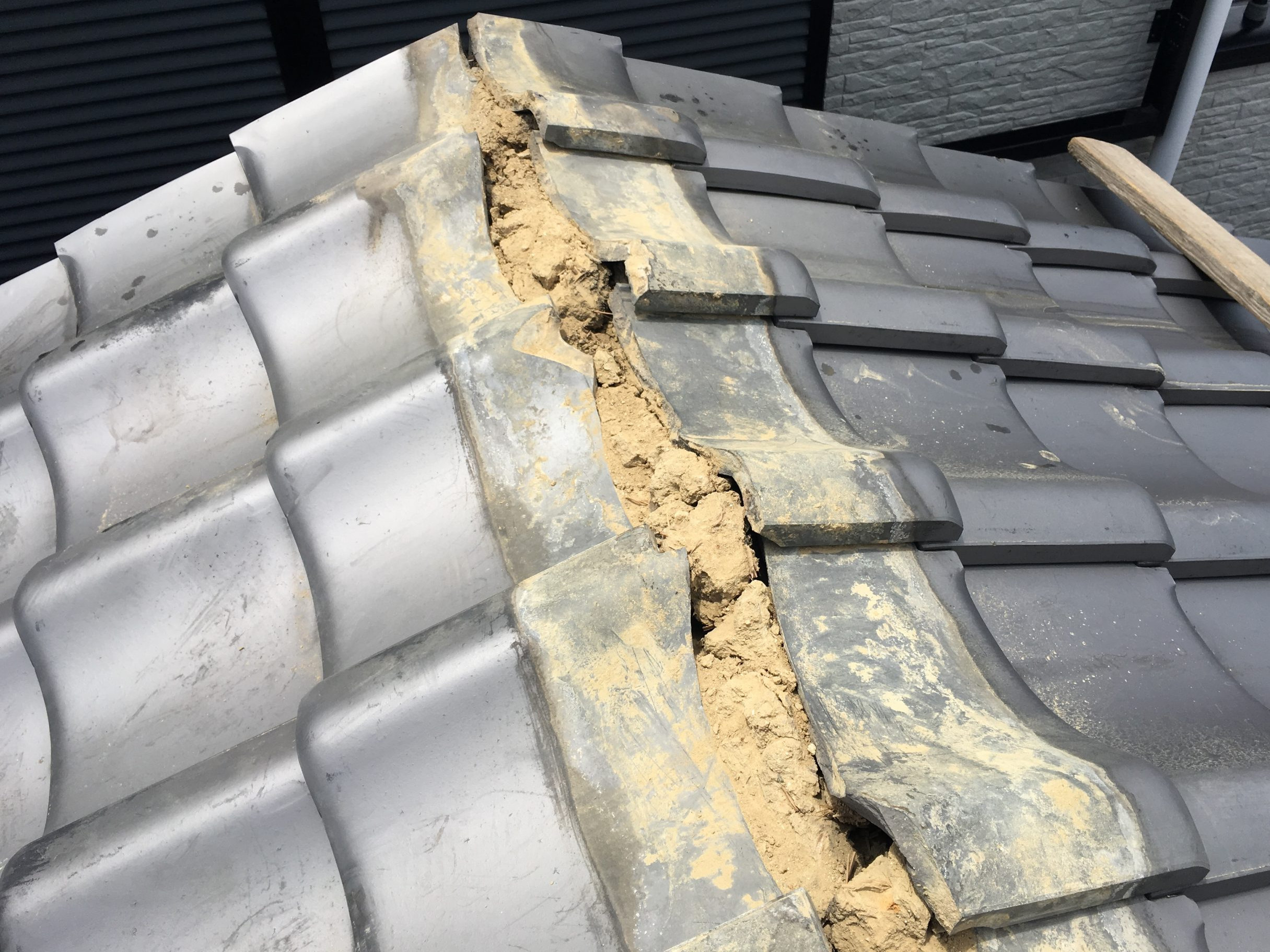 おいあて調整前の棟