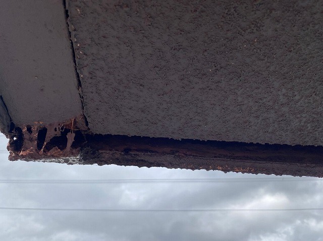 バルコニー庇鼻隠し捲れ