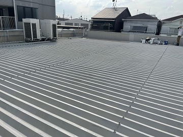 さび止め塗布完了