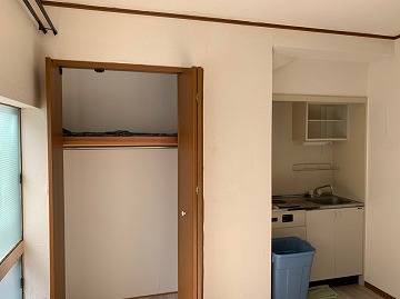 キッチンと押し入れ雨漏り