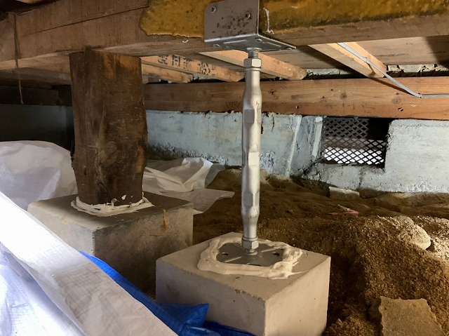 鋼製束　床補強