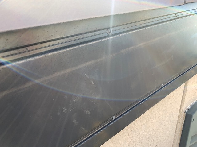 破風板ビス増し打ち完了