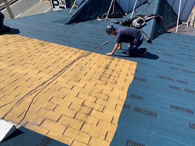 片面粘着ルーフィング