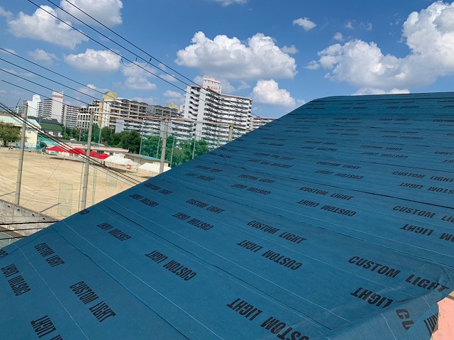 ルーフィング養生