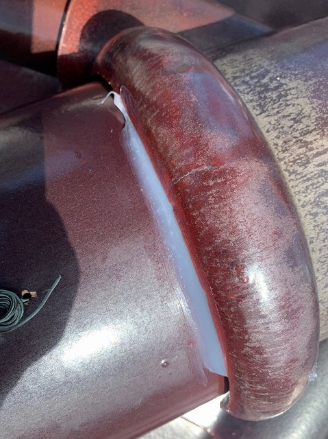 棟冠瓦コーキング