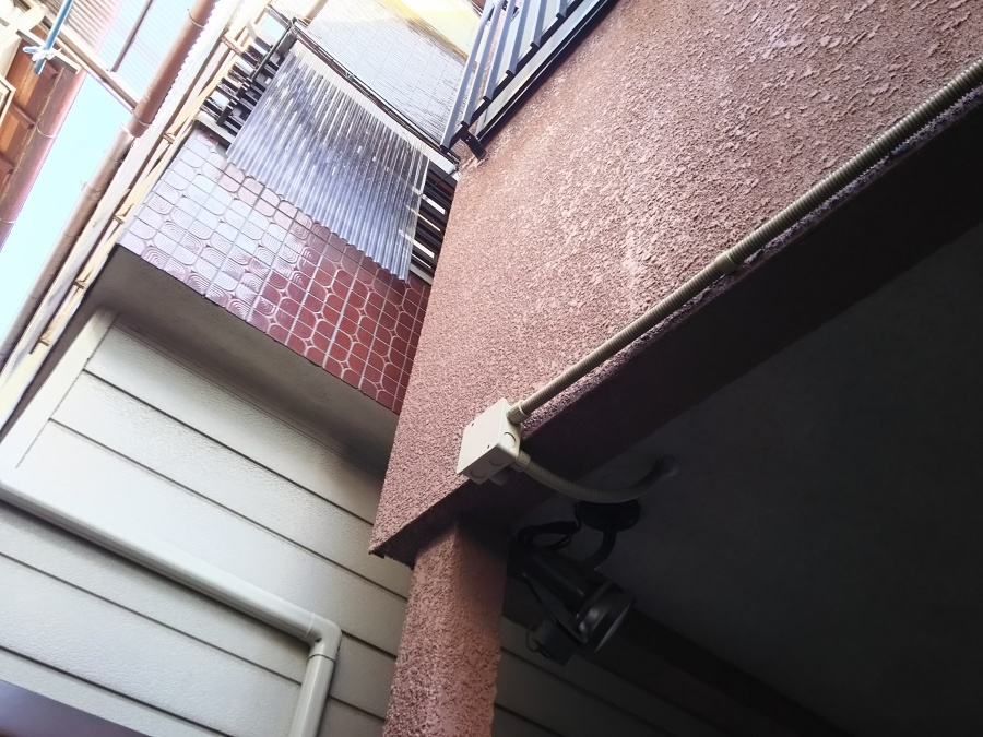 雨漏り修理が完了した外壁