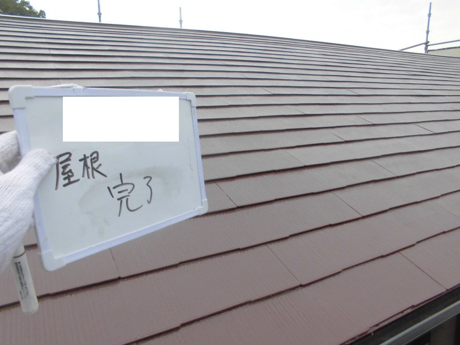 屋根リフォーム完了