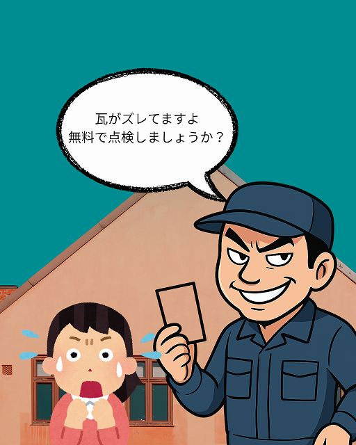 飛び込み業者　トクリュウ　流動型犯罪グループ　無料点検