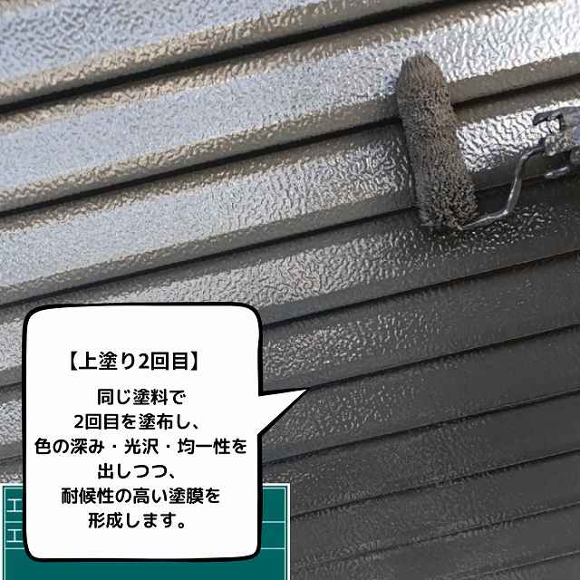 雨戸　上塗り2回目