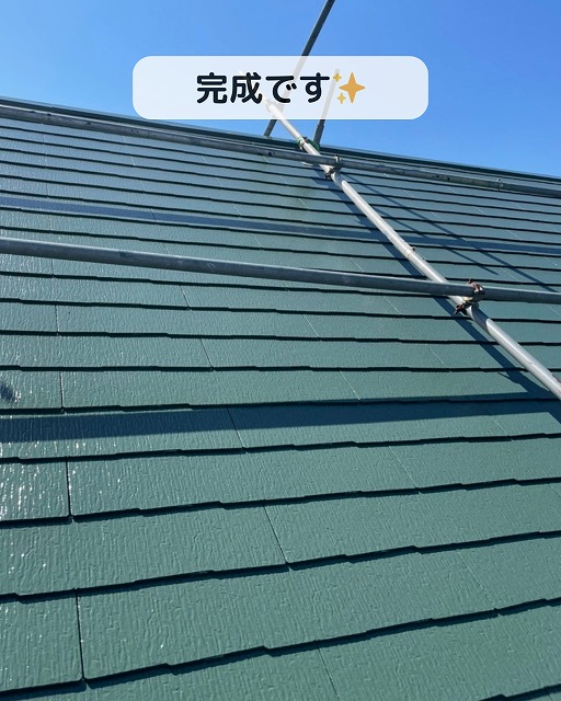 屋根塗装　神戸市　完成