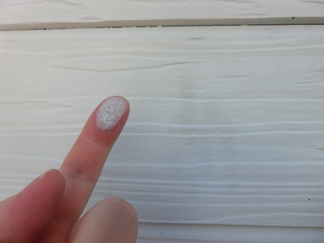 外壁のチョーキング現象