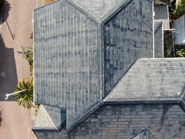 既存屋根アップ