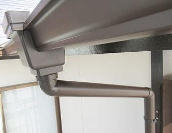 施工後の樋　雨樋