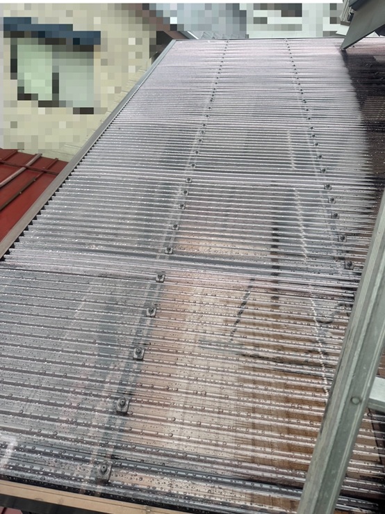 ポリカ波板張り替え　完了