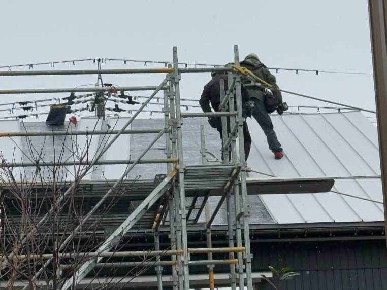 立平葺きで設置