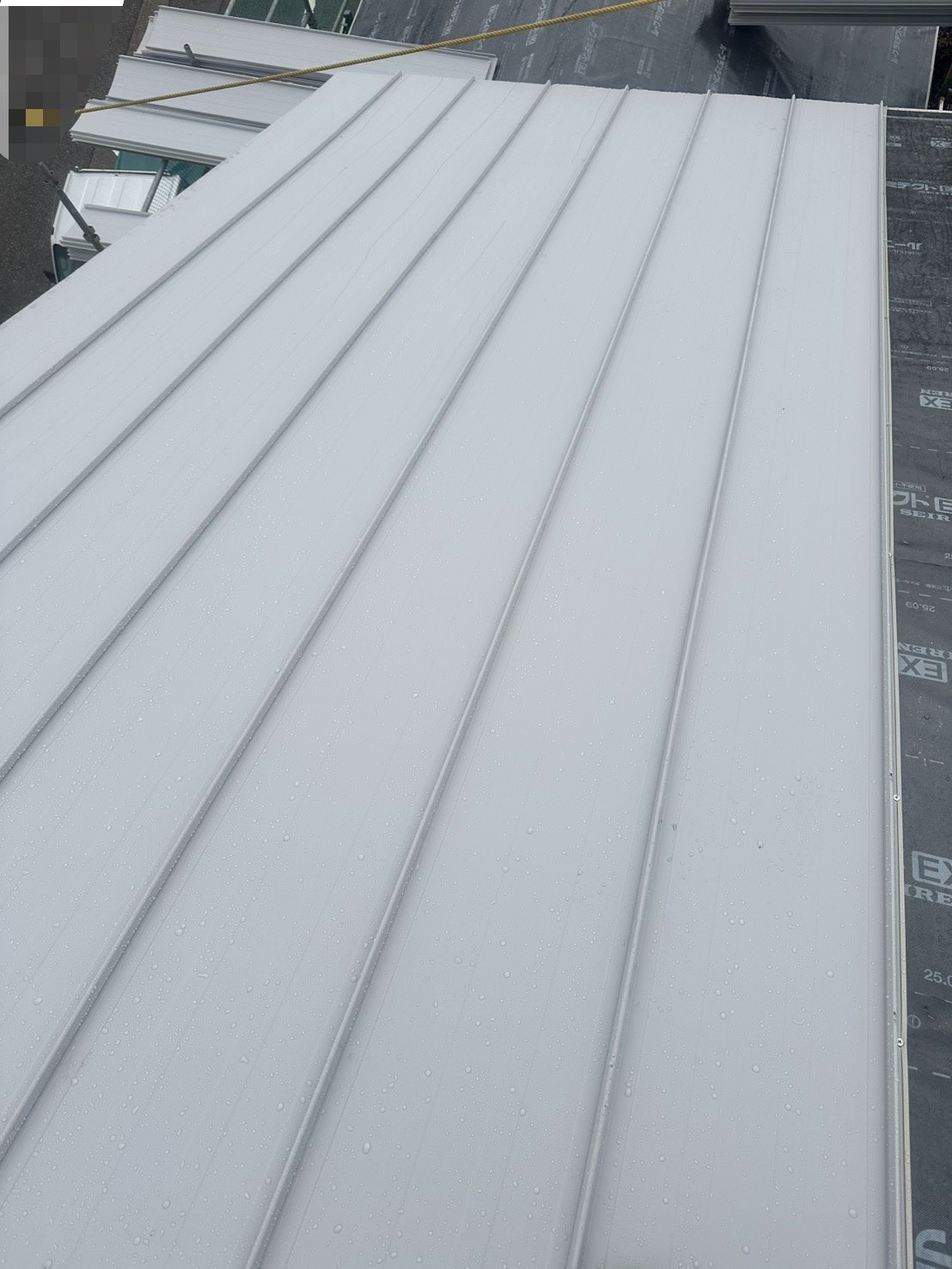 立平葺きで設置