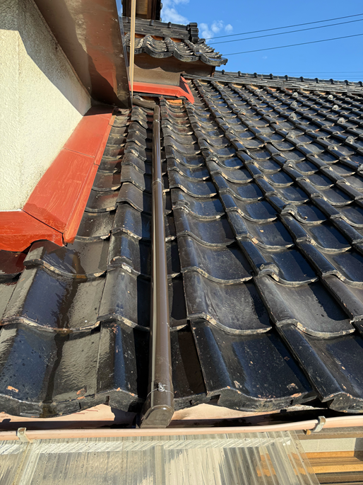 雨どい修理完了