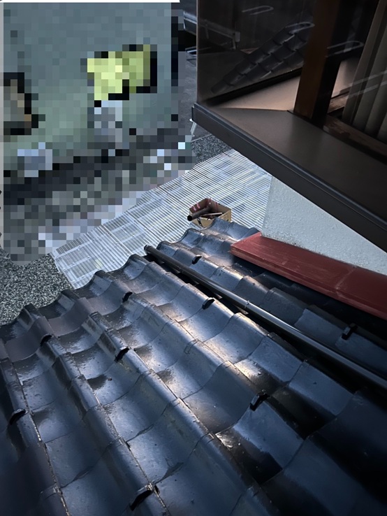 新しい雨どい設置