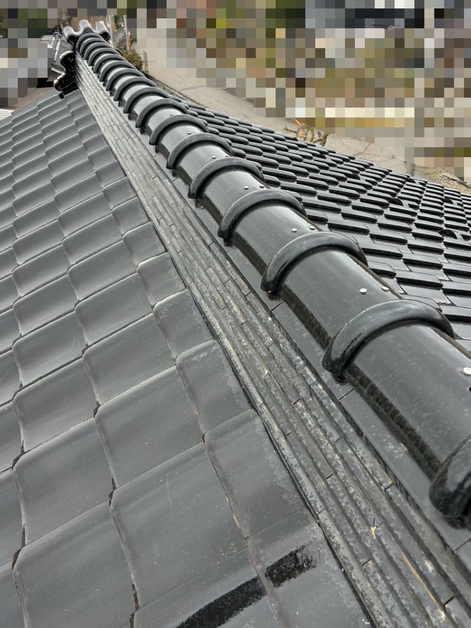 大棟積み直し工事施工完了