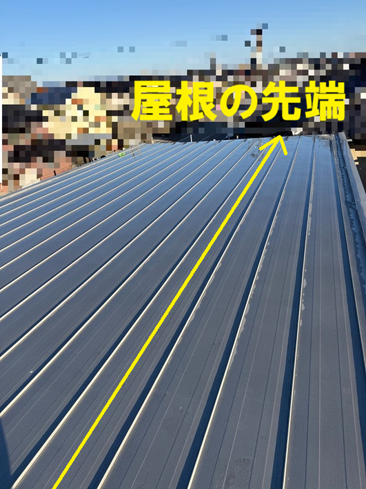 雨漏りしているガルバ屋根