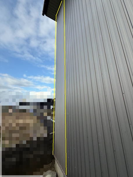 SGLガルバリウム鋼板に張り替え