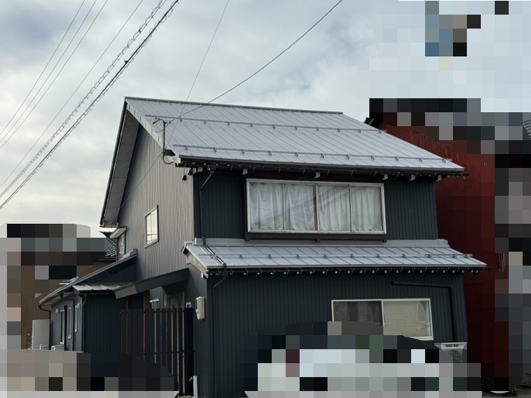 耐震対策　葺き替え工事完了