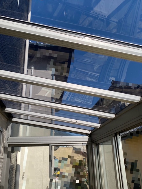 屋根パネル交換完了