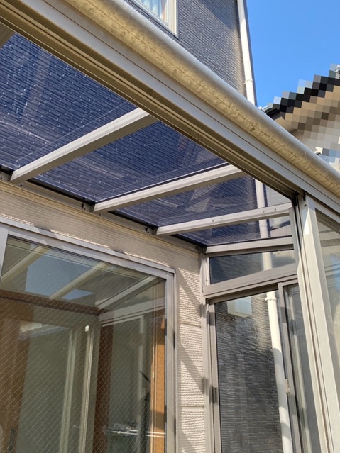 屋根パネル交換完了