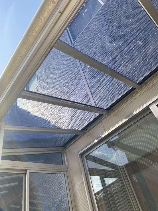 屋根パネル交換完了