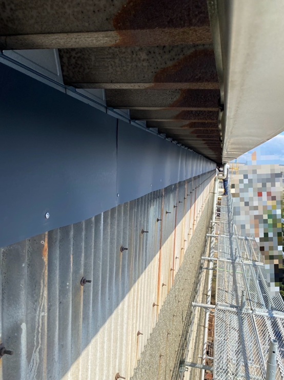 面戸設置施工完了です