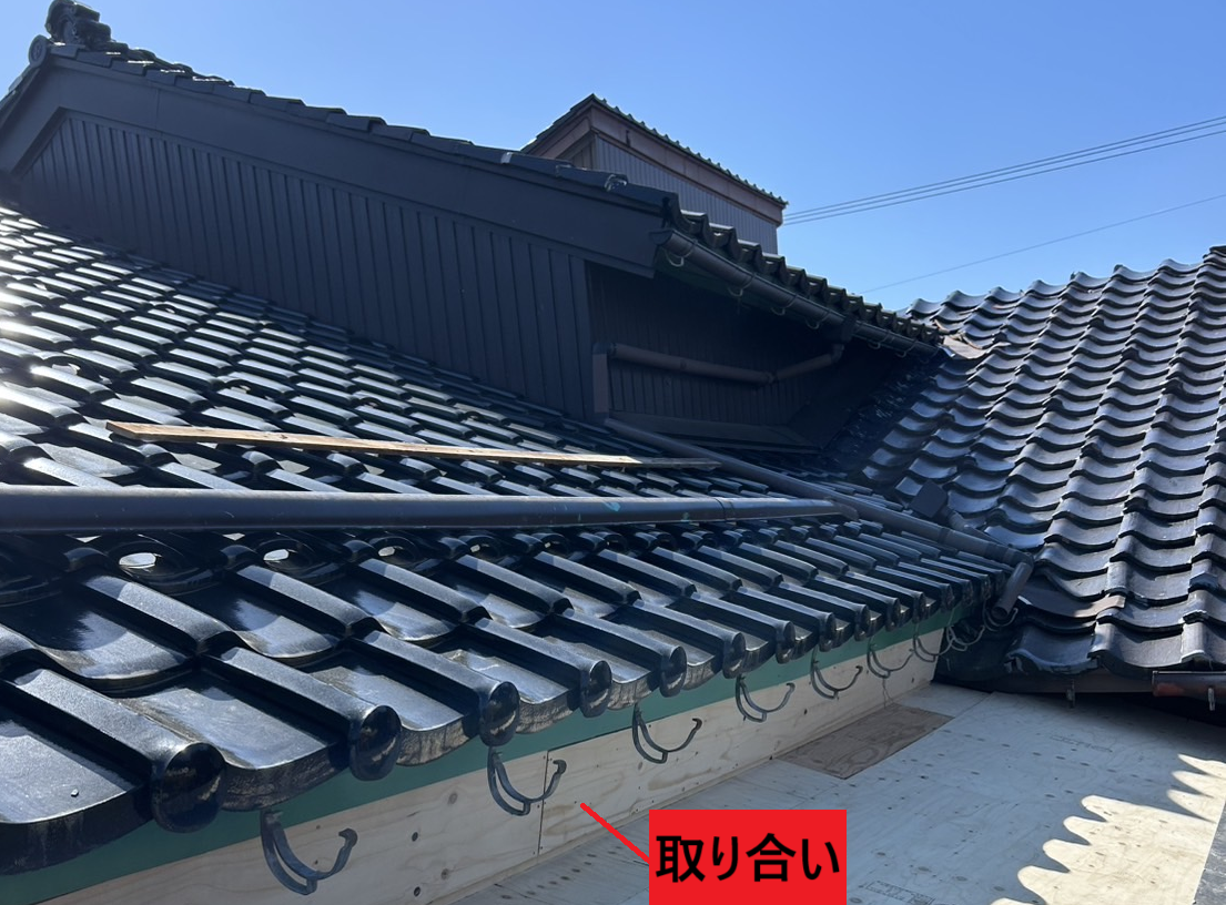 屋根葺き替え　木下地設置
