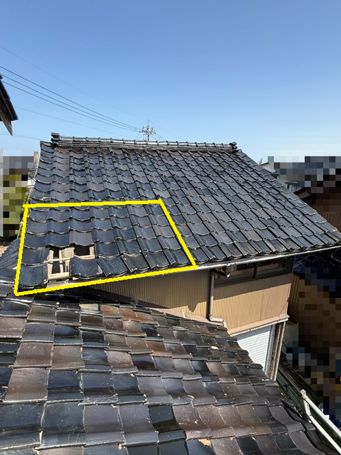 囲んだ部分の補修工事ご提案