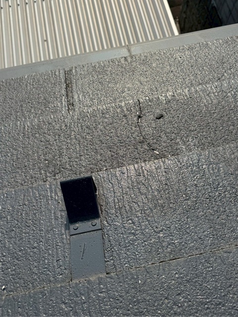 スレートの割れ