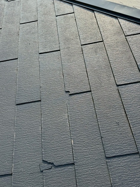 スレートの割れ