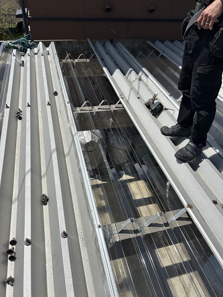 ポリカ波板交換