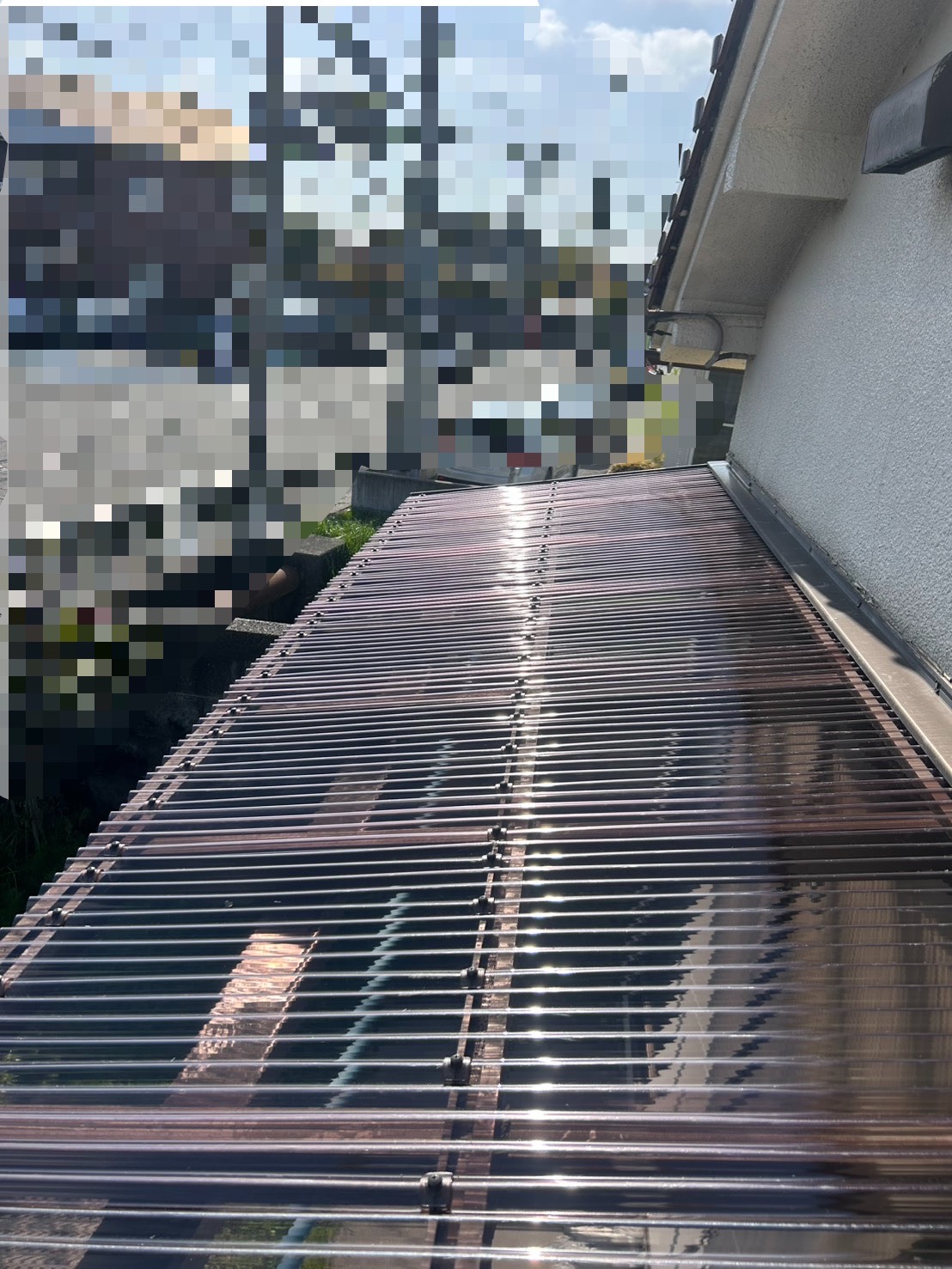 ポリカ波板張り替え完了