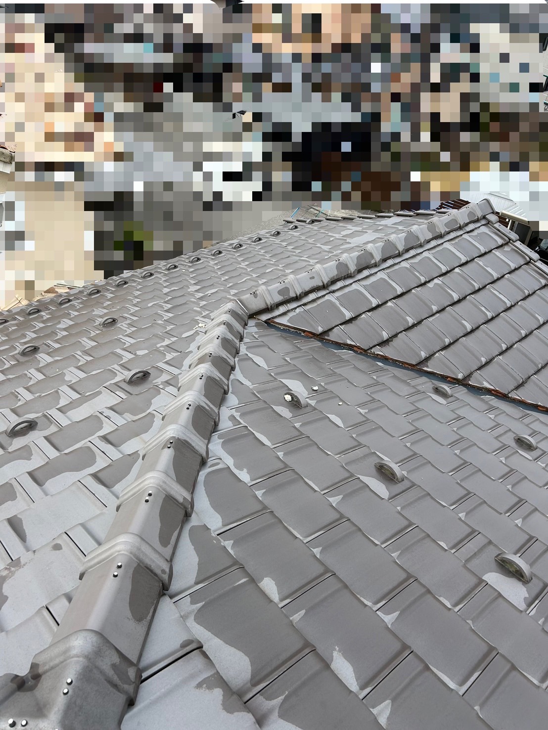 棟瓦積み直し工事