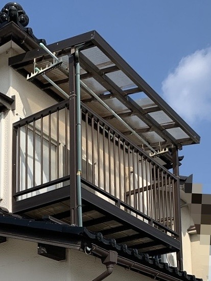 屋根ポリカ波板交換