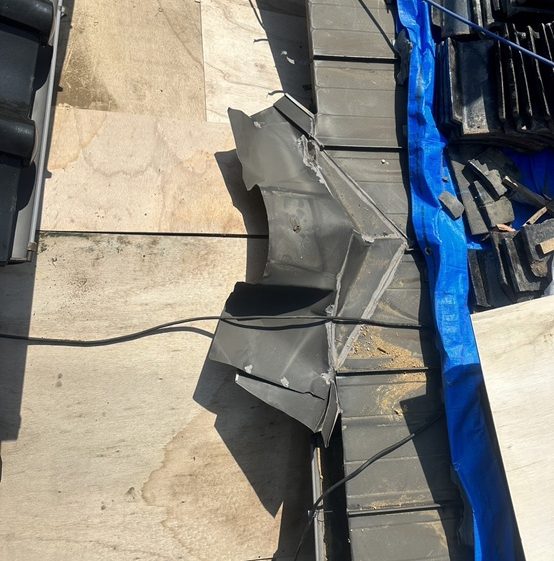 木下地を重ねて設置