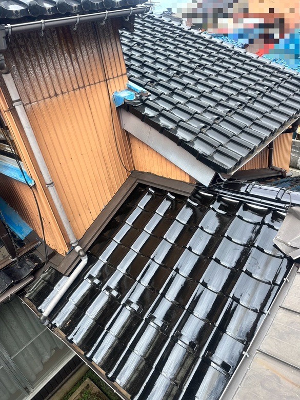 瓦屋根葺き替え工事完了