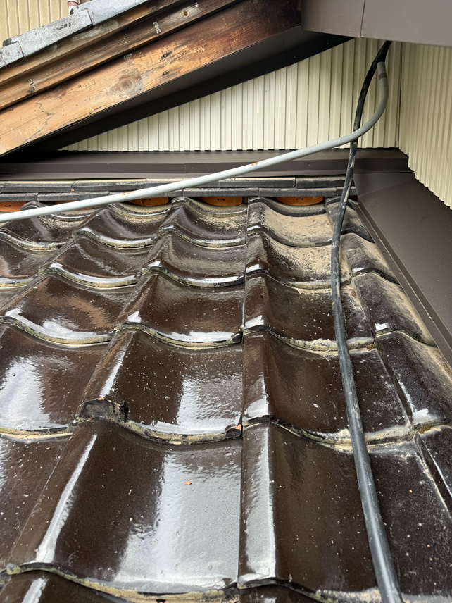 取り合いの水切り設置