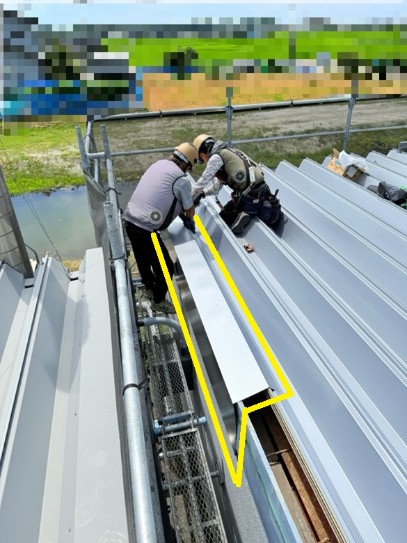 工場折板屋根工事