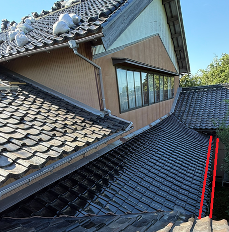 雨どいの吊り金具も設置しました