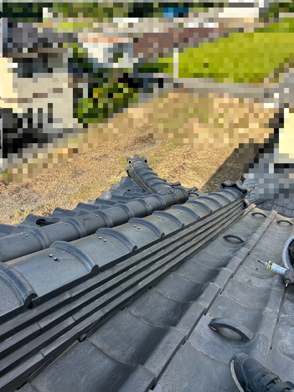 積み直し工事施工完了