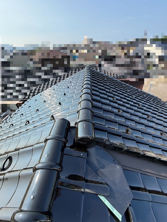 瓦屋根葺き直し施工後