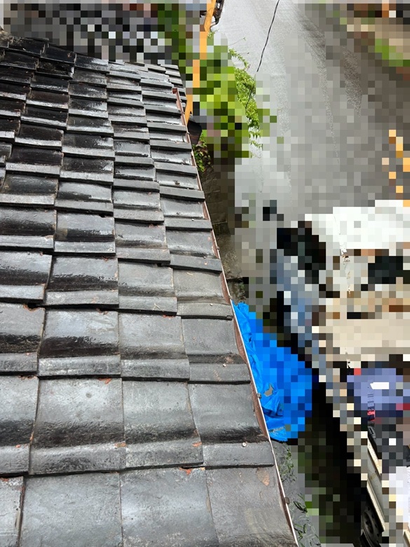 瓦屋根締め直し工事完了
